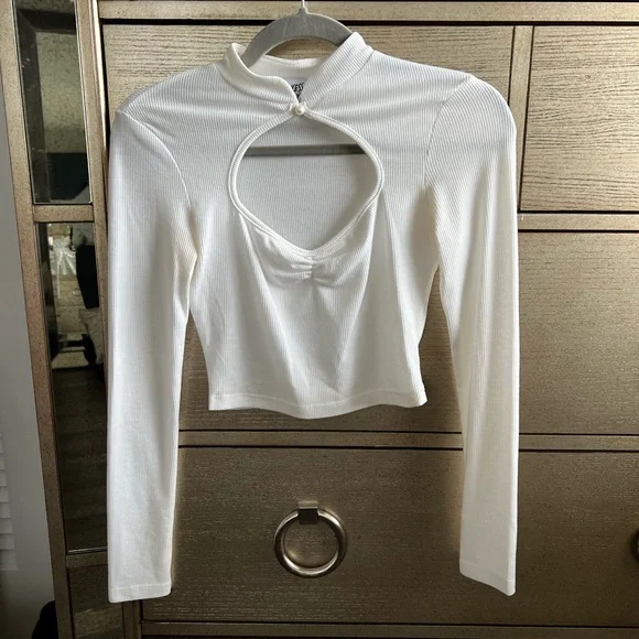 Princess polly white carenza top - Picture 1 of 4